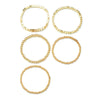 Jewelry Handmade Round And Square Bead Bracelet Geometric Style For Women