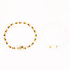 Jewelry Handwoven Rice Beads And Natural Shells Women's Bracelet Twopiece Set
