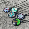 Jewelry Harajuku Punk Retro Style Tree Of Life Alloy Ochain Necklace With Geometric Pattern And Electroplating