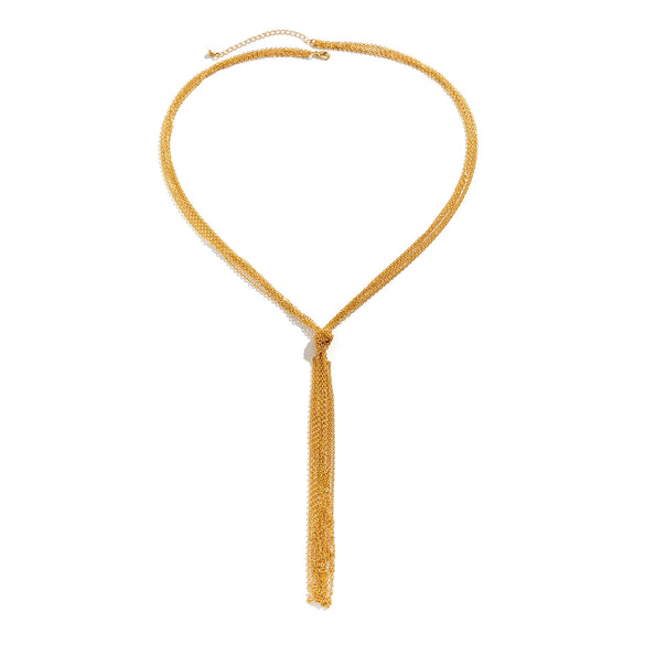 Jewelry Hiphop Metal Style Multilayer Necklace Copper Geometric Ochain Electroplating For Women