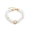Jewelry Imitation Pearl Geometric Ball Chain Choker Neck Chain