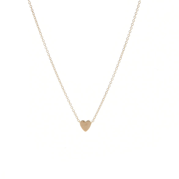 Jewelry Ins Cold Style Simple Allmatch Necklace Copper Peach Heart Simple Clavicle Necklace
