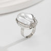 Jewelry Iron Alloy Imitation Pearl Geometric U Shape Baroque Style Collar Jewelry For Women