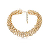 Jewelry Iron Alloy Wave Pattern Electroplating Simple Style Women's Necklace