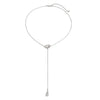 Jewelry Iron Chain Alloy Pendant Geometric Square Snake Style Electroplated Clavicle Chain