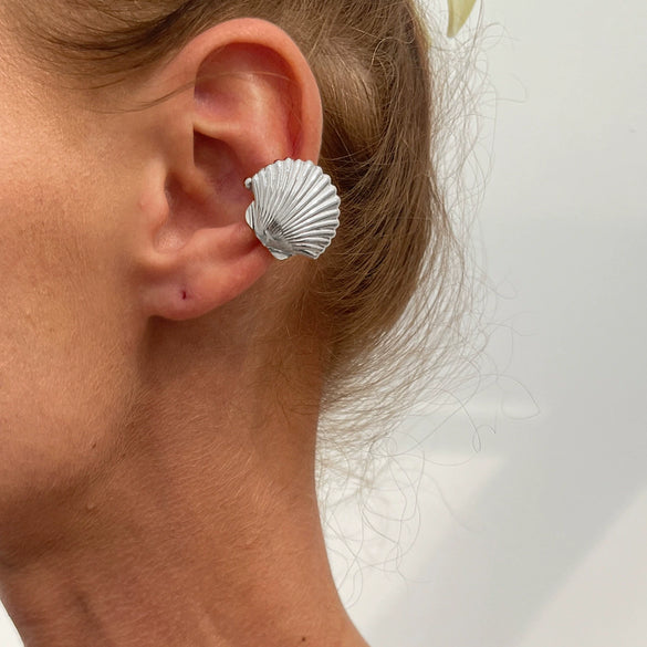 Jewelry Iron Exaggerated Geometric Stars Earrings Electroplating