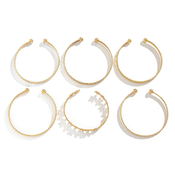 Jewelry Iron Love Flower Geometric Bracelet For Women