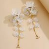 Jewelry Iron Plastic Flower Clavicle Chain Simple Style Electroplating