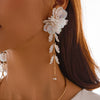 Jewelry Iron Plastic Flower Clavicle Chain Simple Style Electroplating