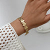 Jewelry Iron Starfish Shell Open Bracelet Electroplating