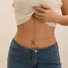 Jewelry Iron Titanium Steel Electroplating Imitation Pearl Tassel Body Chain For Women