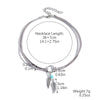 Jewelry Leather Alloy Leaves Geometric Round Electroplating Lady Choker Necklace
