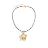 Jewelry Leather Wax Line Acrylic Flannel Iron Chain Alloy Handmade Star Choker Necklace