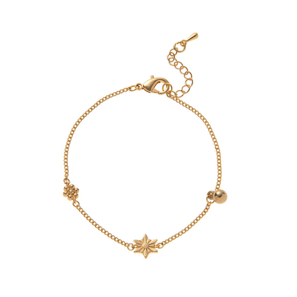 Jewelry Light Luxury Style Heart Shape Copper Plastic Gold Plated Adjustable Bracelet