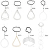 Jewelry Lolita Lace Sexy Leg Ring Body Chain Thigh Chain With Wave Pattern Elastic Band Claw Chain Alloy Inlaid Artificial Gemstones And Semiprecious Stones For Women