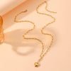 Jewelry Love Water Drops Bell Pattern Titanium Steel Box Chain Bracelet