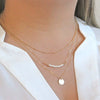 Jewelry Lucky 8 Sequins Multilayer Chain Pearl Long Rhinestone Combination Suit Short Necklace Wholesale
