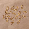 Jewelry Making Accessories Stainless Steel S Shape Necklace Buckle Hook With Fish Pattern 18K Gold Electroplated