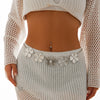 Jewelry Marine Style Starfish Waist Chain Body Chain Iron Imitation Pearl