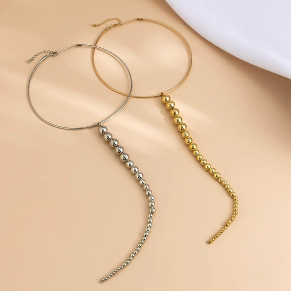 Jewelry Metal Alloy Geometric Punk Handmade Choker Pendant Necklace For Women