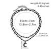 Jewelry Metal Alloy Round Star Geometric Painted Necklace For Women