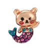 Jewelry Metal Beaded Pendant Bracelet Accessories With Totem Pattern And Electroplating Treatment