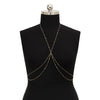 Jewelry Metal Bikini Style Geometric Rhinestone Electroplated Women's Chest Chain
