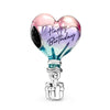 Jewelry Metal Blue Butterfly Pendant With Totem Pattern Electroplating