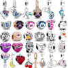 Jewelry Metal Blue Butterfly Pendant With Totem Pattern Electroplating