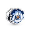 Jewelry Metal Blue Butterfly Pendant With Totem Pattern Electroplating