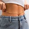 Jewelry Metal Body Chain Geometric Waist Chain For Women