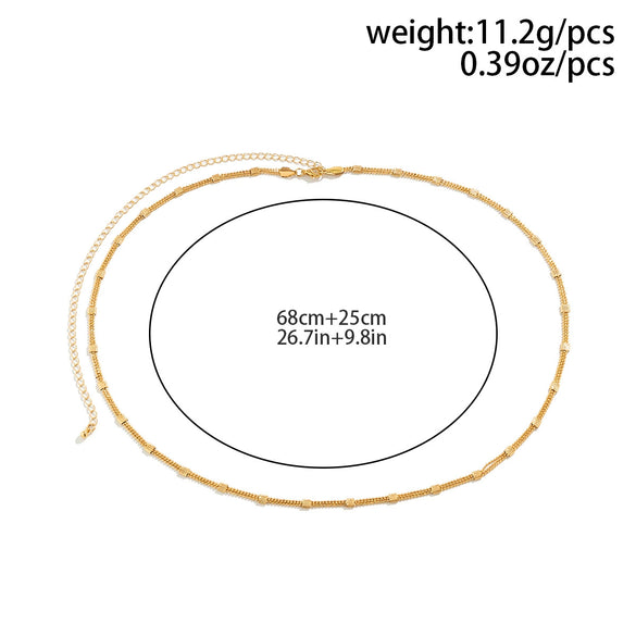 Jewelry Metal Body Chain Geometric Waist Chain For Women