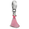 Jewelry Metal Cartoon Princess Skirt Beaded Pendant Totem Electroplated Diy Bracelet Beads Accessories