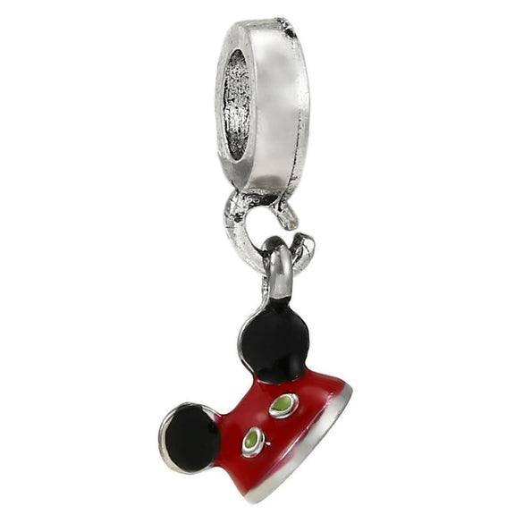 Jewelry Metal Cartoon Princess Skirt Beaded Pendant Totem Electroplated Diy Bracelet Beads Accessories