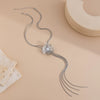 Jewelry Metal Copper Chain Imitation Pearls Geometric Highend Electroplating Clavicle Chain