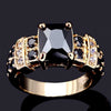 Jewelry Metal Electroplated Geometric Square Zircons Inlaid Fashionable Trendy Exquisite
