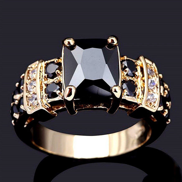 Jewelry Metal Electroplated Geometric Square Zircons Inlaid Fashionable Trendy Exquisite