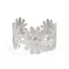 Jewelry Metal Flower Opening Bracelet Iron Electroplating Light Luxury Style