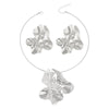 Jewelry Metal Geometric Pendant Necklace Electroplated For Women