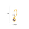 Jewelry Metal Heart Shape Electroplating Pendant Earrings Nose Ring For Women