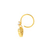 Jewelry Metal Heart Shape Electroplating Pendant Earrings Nose Ring For Women