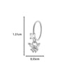 Jewelry Metal Heart Shape Electroplating Pendant Earrings Nose Ring For Women