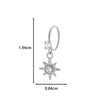 Jewelry Metal Heart Shape Electroplating Pendant Earrings Nose Ring For Women
