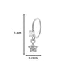 Jewelry Metal Heart Shape Electroplating Pendant Earrings Nose Ring For Women