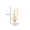 Jewelry Metal Heart Shape Electroplating Pendant Earrings Nose Ring For Women