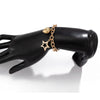 Jewelry Metal Heartshaped And Starshaped Pendant Bracelet For Women With Geometric Style And Electroplating Treatment