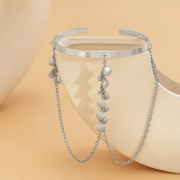 Jewelry Metal Iron Chain Arm Chain Star Pattern Open Bracelet For Women