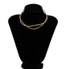 Jewelry Metal Iron Geometric Collar Choker Opening Necklace