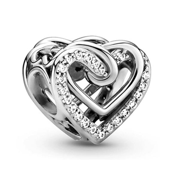 Jewelry Metal Love Chain Pendant With Totem Pattern Electroplating Original Design