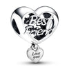 Jewelry Metal Love Chain Pendant With Totem Pattern Electroplating Original Design